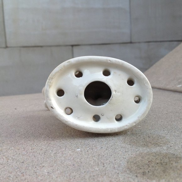 Art Deco Flower Frog ~ Dancing Woman w Scarf 6" - Picture 9 of 9